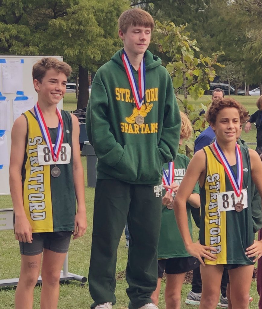 And in addition to four team district championships, we also had four individual district champs (the other race we were 2nd)!  Just a great day.