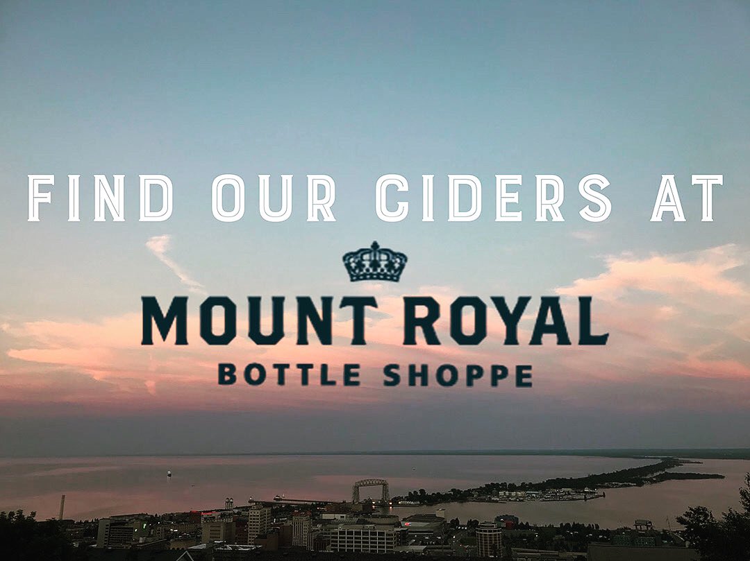 Idk if our ciders are worthy of royalty but Duluth is worthy of our cider! Go get some 🥂🍎👑