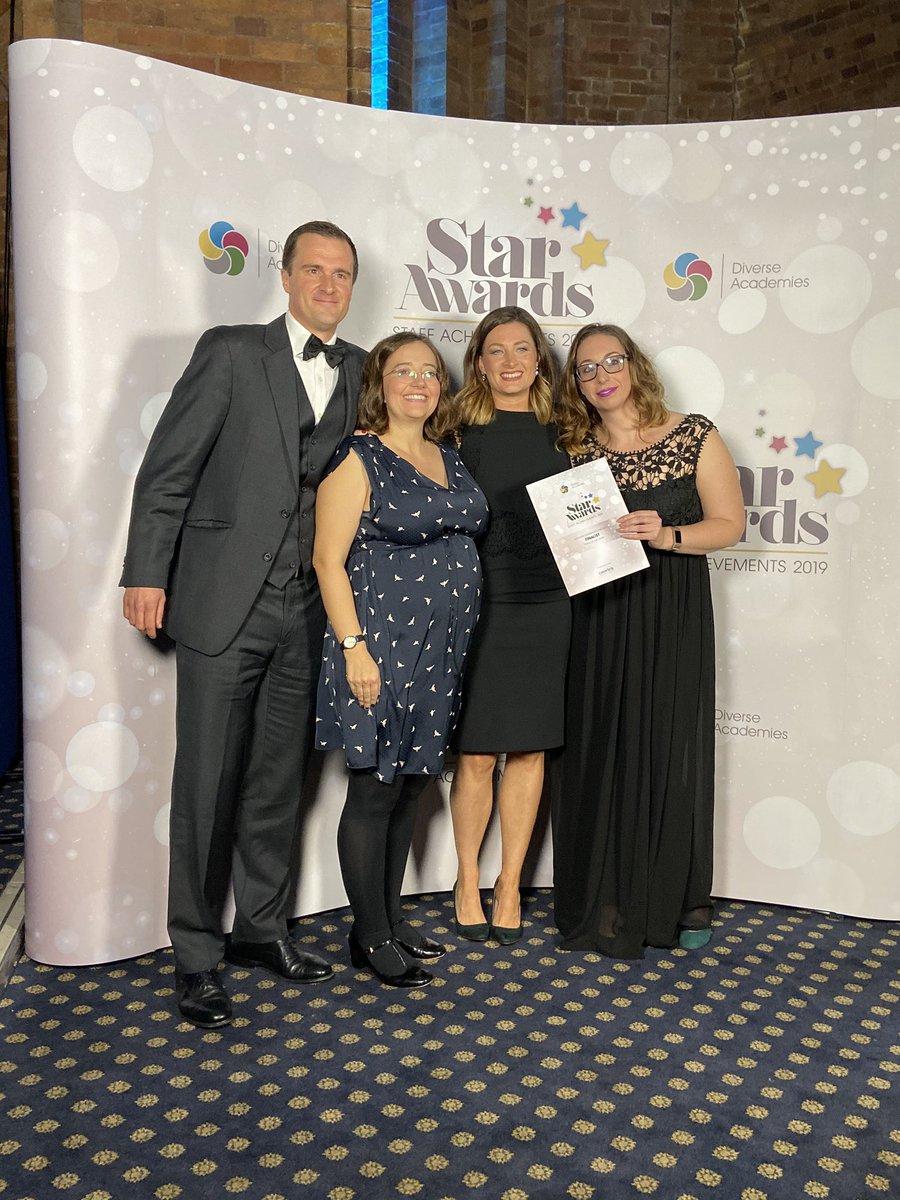 Team Humanities celebrating success at DALP Star Awards ⭐️