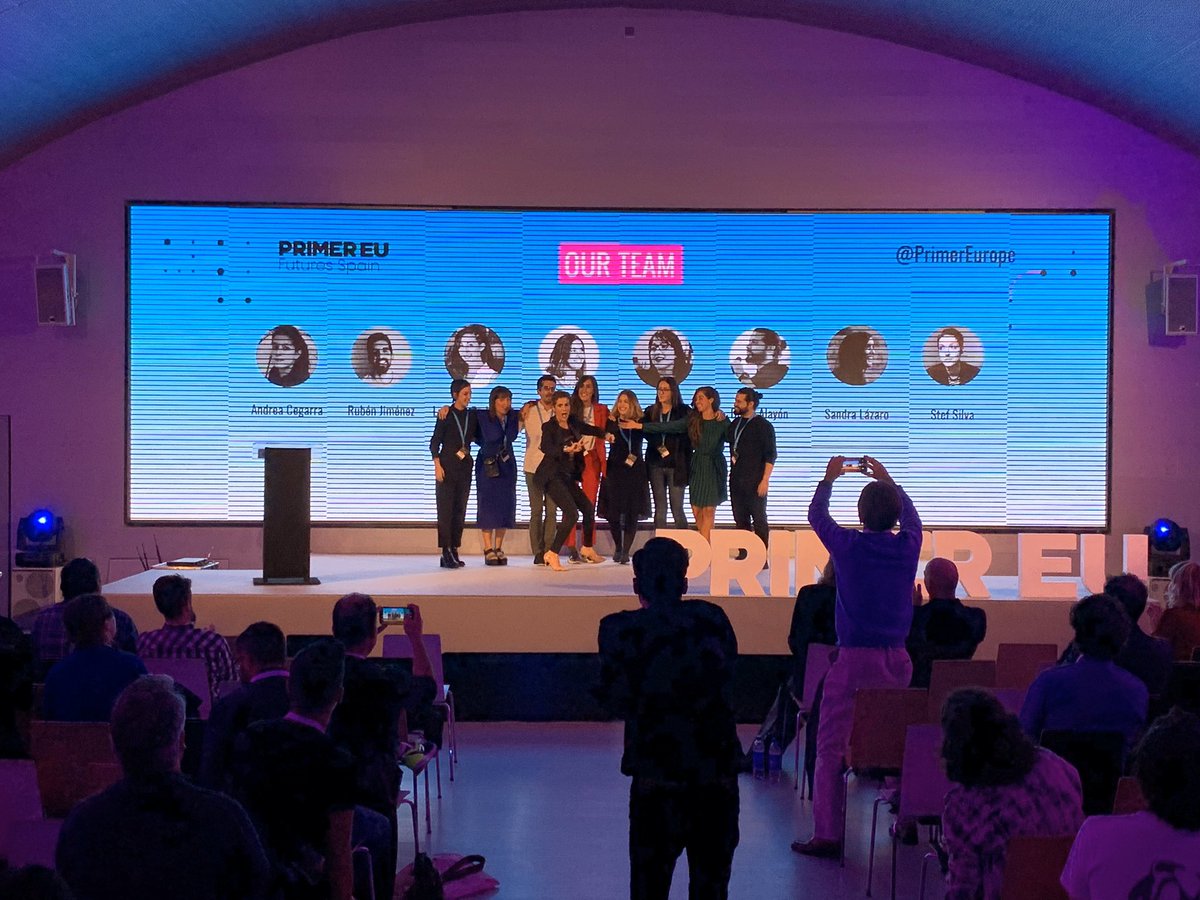 Thank you to <a href="/PrimerEurope/">Primer Conference Europe</a> <a href="/Futures_Madrid/">Speculative Futures Madrid</a>  and <a href="/mindset_tech/">Mindset</a> for a successful and inspiring #PrimerEU19. Always floored by the collective love, devotion and genius thriving in this community 👏🏼👏🏼👏🏼 🚀💥