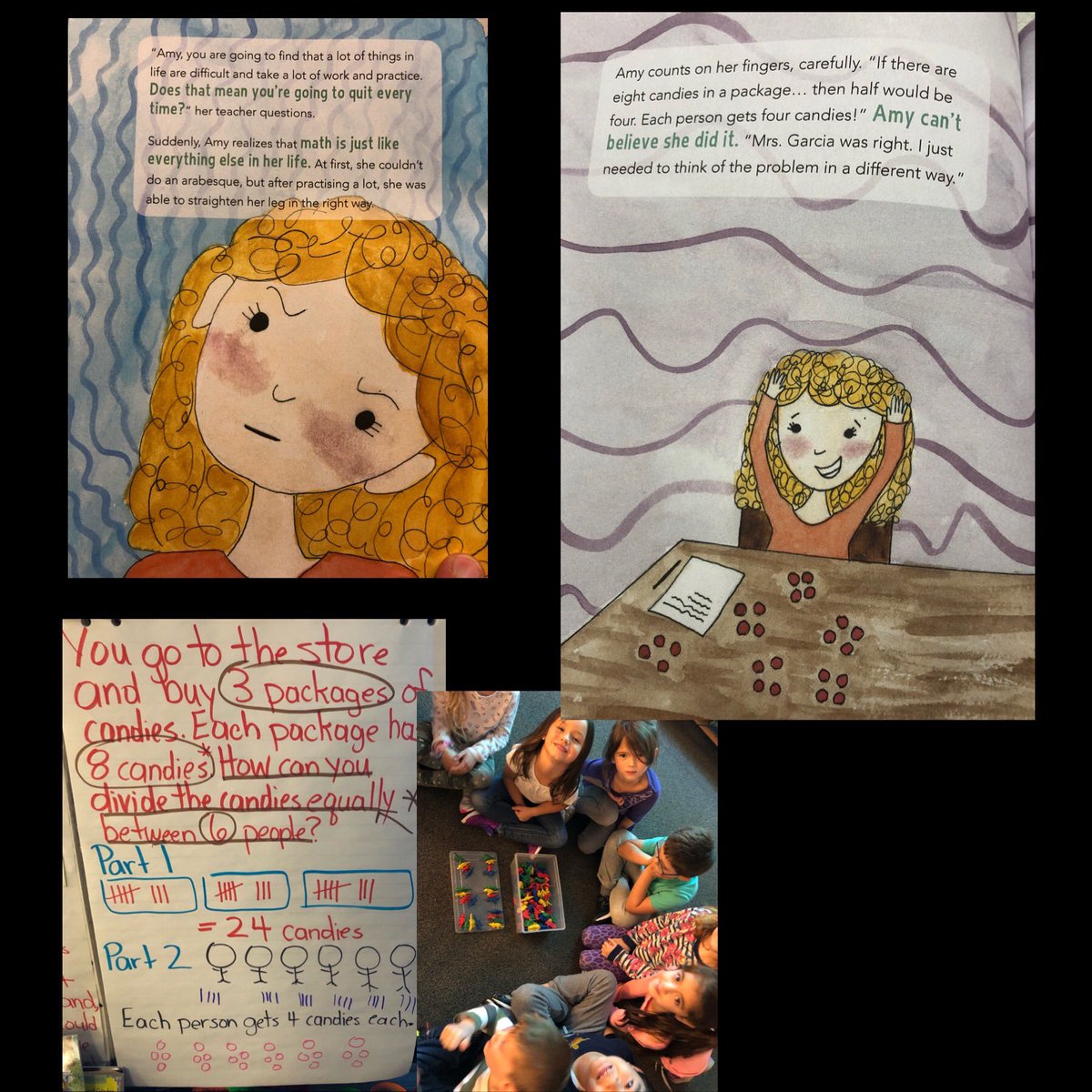 PaquetteLois's tweet image. Loved this read aloud Everyone Can Learn Math. It helped students look at problem solving differently. It lead to some great math talk about the  strategies they might use to solve this problem. #persistence #mindset #mathtalks #mathconfidence