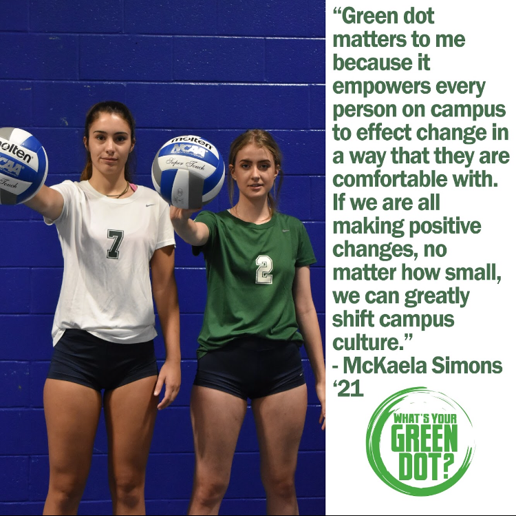 CamelAthletics's tweet photo. .@CCVB1 will host its annual Green Dot game tomorrow against Coast Guard at 5 pm! Green Dot is a nation-wide effort to educate students on how to prevent dating and sexual violence, and stalking. Show your support by wearing green to the game! #directdelegatedistract 🐪🏐💚 https://t.co/Q337ukQjpQ