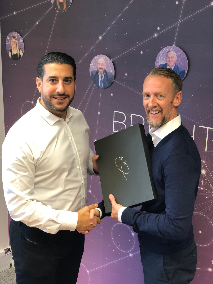 BrightstarFin's tweet photo. Congratulations to @nicktofi from @SiriusGroupUK on fabulous 5 years’ service and becoming a #BrightstarPartner https://t.co/c98wAjFgJS