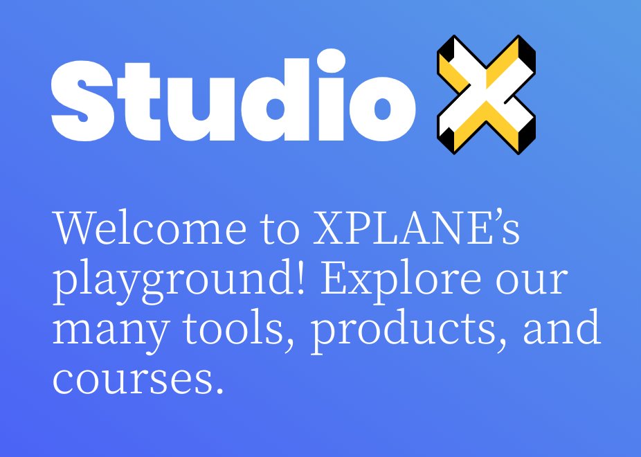 ¡Estrenamos Studio X! Echa un vistazo a nuestra web:
xplane.com/studio-x