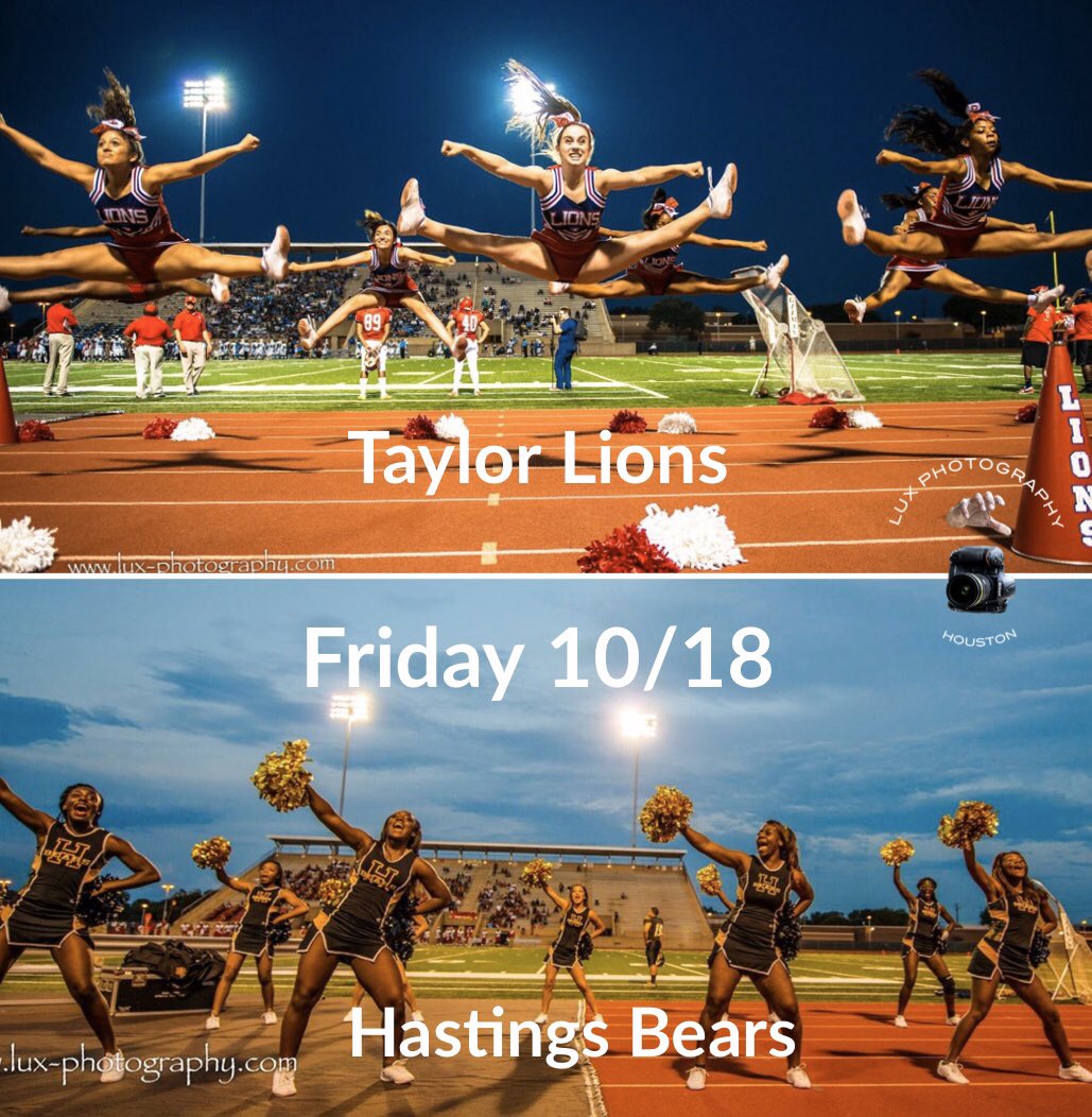 I am photographing this game! Can’t wait! <a href="/AliefISD/">Alief ISD</a> <a href="/HastingsCheer/">HastingsHS Cheerleaders</a> <a href="/AliefHastingsHS/">Alief Hastings HS🐾</a> <a href="/AliefTaylor_FB/">Alief Taylor Football</a> <a href="/ATaylorHS/">Alief Taylor High School</a> <a href="/AliefHastingsFB/">Hastings Football</a>