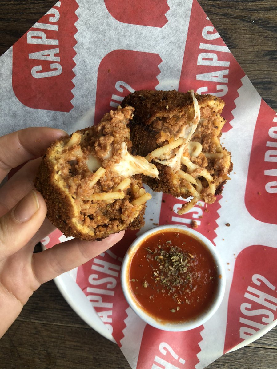 We’re back with the tastiest meatballs around! Open now <a href="/PubSeveney/">The Seveney Pub</a> #Islington #canonbury #londonpopups