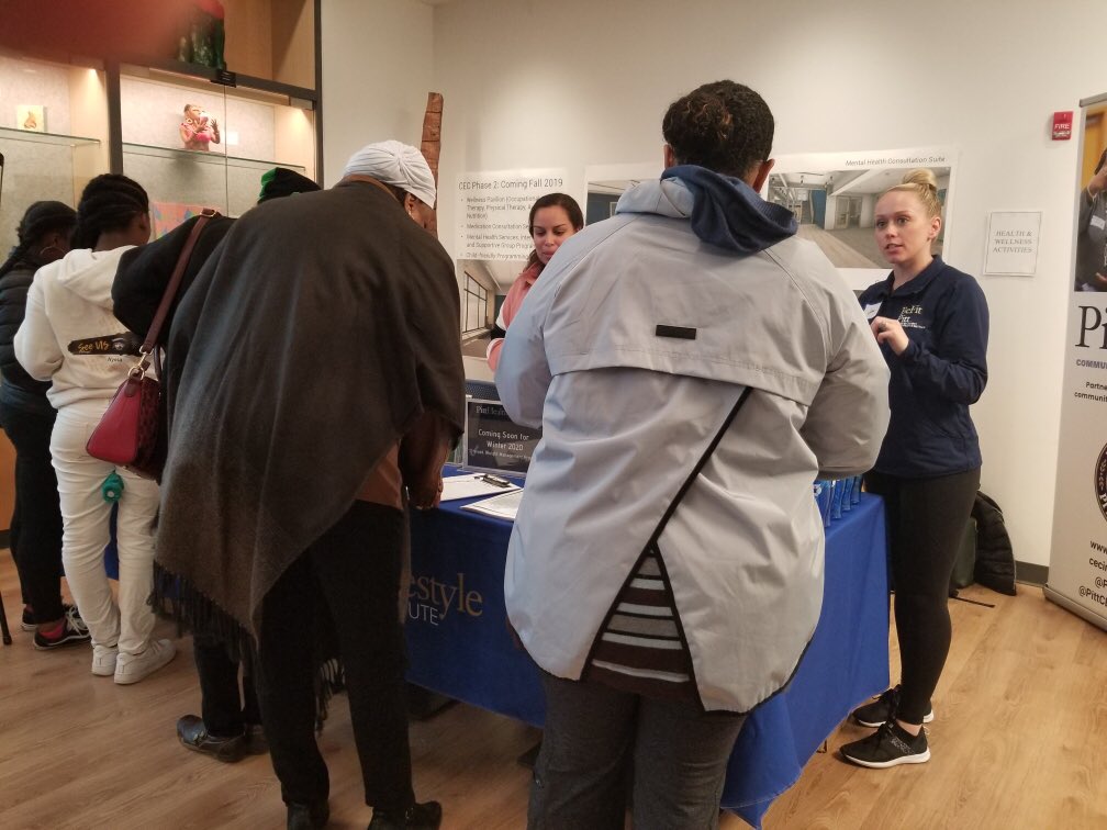 ReneeJRogers's tweet photo. Another reason why I love working within the @PittHLI - we get to collaborate with the @PittCECHomewood &amp; be a part of great events like this to promote #weightcontrol #activity &amp; #health ! Happy Anniversary CEC! 🥳 https://t.co/7QS3vwoKfg
