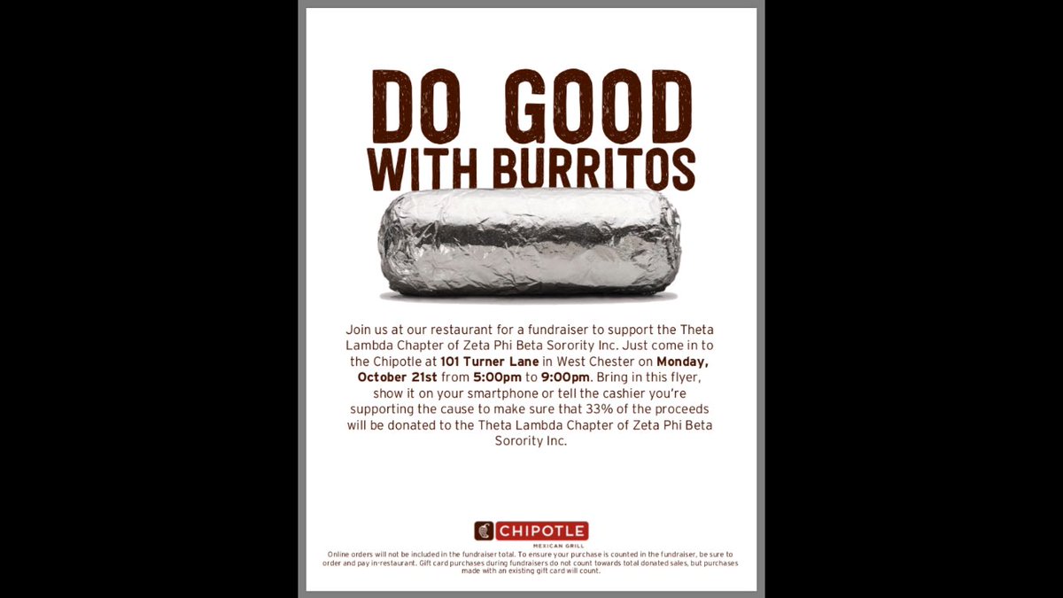MONDAY we are heading to Chipotle to raise funds for Bahamas! 🇧🇸 When you check out, show the cashier the Chipotle Flyer and a portion will be donated. Meet us there 5-9pm &amp; Let us know if you need a ride 💙