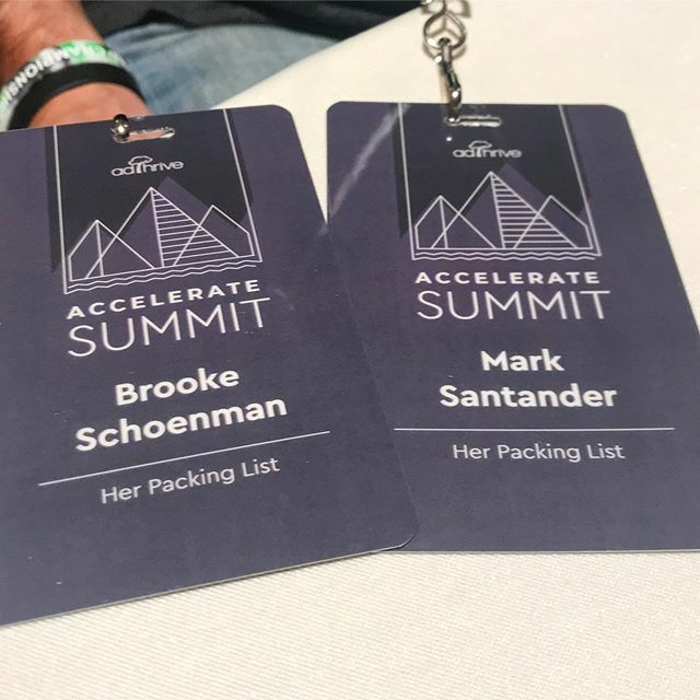 brookeschoenman's tweet photo. I’ve dragged Mark along on a work trip 😂 😁  #adthrivesummit #bloggingforaliving https://t.co/0jzg9UQuTi https://t.co/BKlCkR673G
