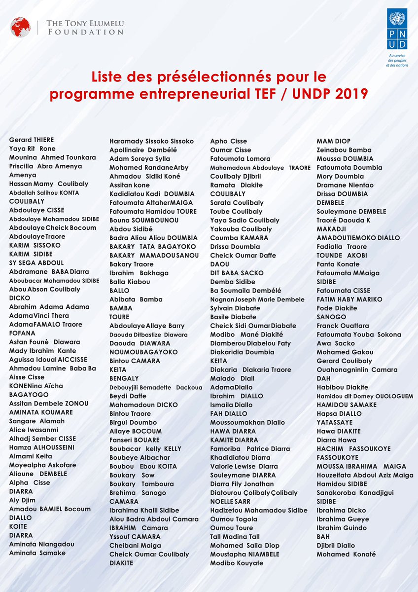 UBA_Mali's tweet image. 392 maliens présélectionnés 😍 
On est tellement fiers de vouuuuuuus 🔥 🔥 

PNUD MALI
#TEFxUNDP #EntrepreneurshipProgram #MaliPuissanci #MalianExcellence #UBA4AfricanEntrepreneurs