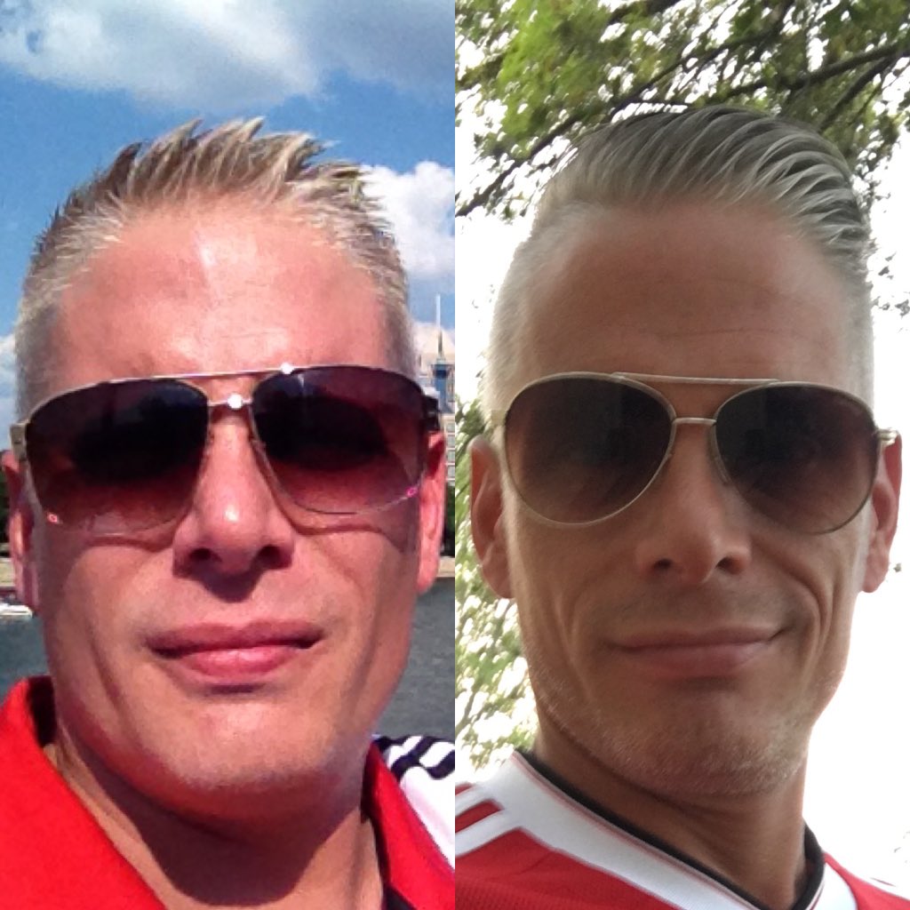 ZoranKaltenbau1's tweet photo. TBT to that time when I weighed 75 lbs more and 41lbs of it was between my ears. #bighead #facetoface #tramsformation #keto #tbt #ThrowbackThursday https://t.co/B81PgTLR5y