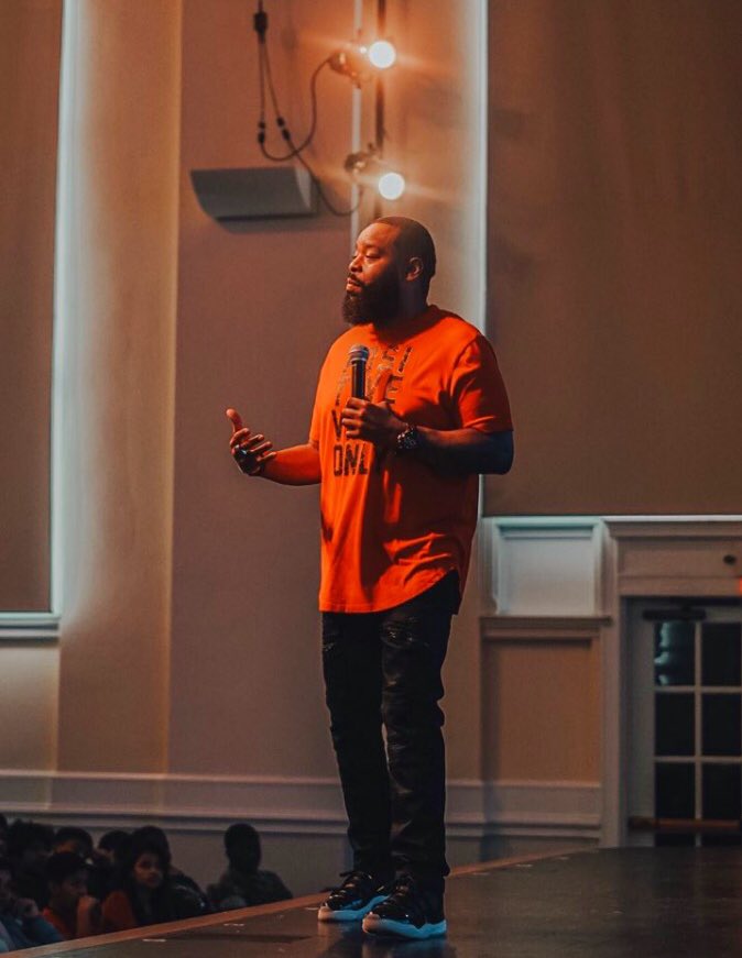 Shep71's tweet photo. Just finished the last assemblies! Tonight will be legendary...Let’s WAKE THE CITY UP!!! #ChaseTheLion #KeepTheChange #ShepInspires #LeaderSHEP #Motivate #Inspire #Schools #Education #TheGP #FCA https://t.co/L3c9e0R1cY