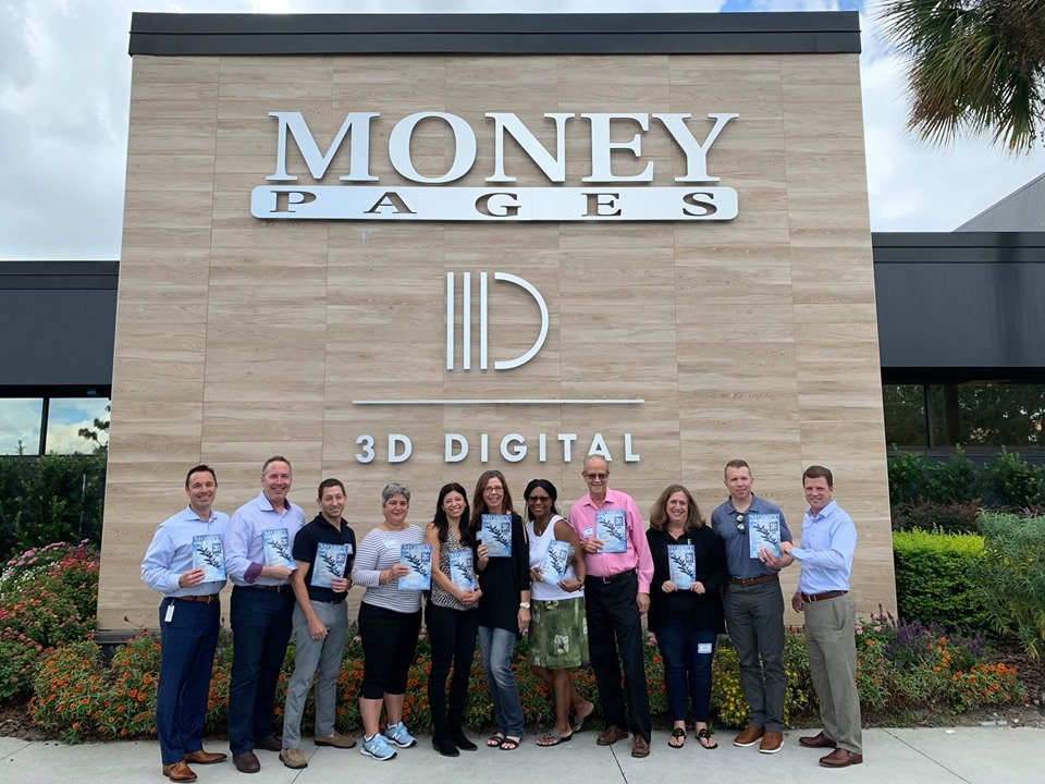 awpage3's tweet photo. So much excitement surrounding #MoneyPagesFranchising! Flew in #FranServe consultants from across the country last week to learn more about the Money Pages franchising model and meet our team. #franchising #moneypages #advertising #branding #marketing #directmail #digital https://t.co/MVEyx2NBbb