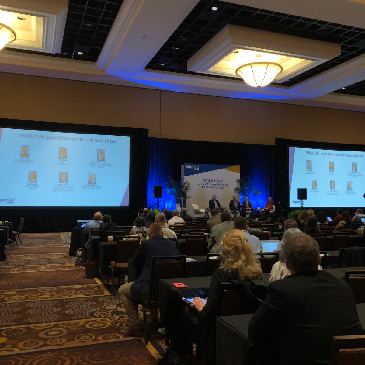 SupplySide's tweet photo. Where were you at 25 years ago? DSHEA @ 25: Legal Reform and the Future of the Law talks about how far legal reform has come in the last 25 years and where we are going. #SSWExpo #FeaturedSession https://t.co/A9dGd7yhbo