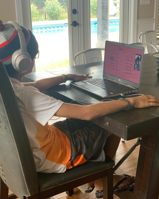 outschool's tweet photo. "First day of @outschooler for him.
He loves it!!! Noah tends to “shut down” when he doesn’t understand something or if something is new. He did amazing today and loved it!! Signing the boys up for more classes!"  #multiplicationmadness #homeschool #outschooler #math https://t.co/8vSa0XkCpG