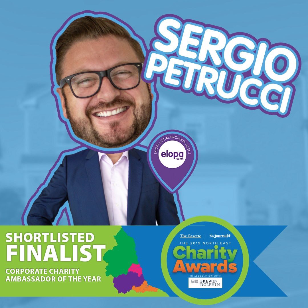 The main man Sergio has been shortlisted as a finalist at The 2019 North East Charity Awards! 🎉

Up for the 'Corporate Charity Ambassador of the year award'

GOOD LUCK SERGE! 🤞🏼