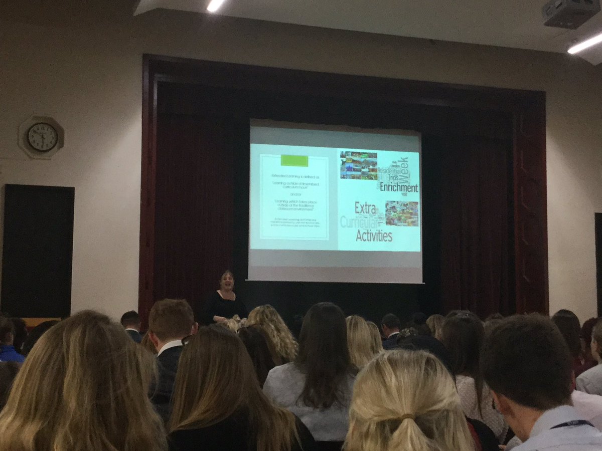 Next up on the Teaching &amp; Learning Pathway #LPTeachMeet2019 is <a href="/hclaringbull/">Helen Claringbull</a> describing her vision for Extended Learning...