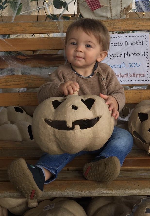 mattytye's tweet photo. @Hobbycraft_SOU gorgeous George loved the pumpkins 😍 https://t.co/PU1RlCD5Pe