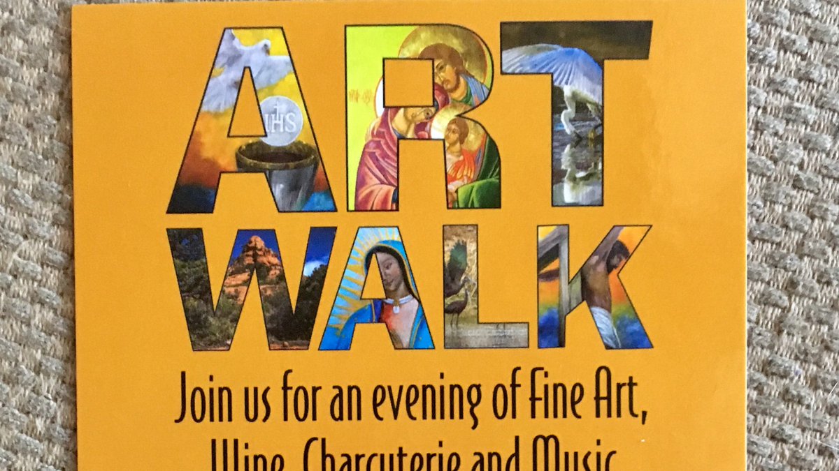 LoveLetter2Food's tweet photo. Is my church the coolest or what? Come enjoy the intersection of faith and art (and wine!) at @StTimsMesa November 8th. https://t.co/2OS9v1ruJZ