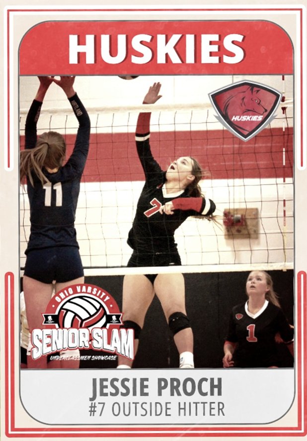 Cardinal OH @jessie_proch will play in the 2019 Ohio Varsity #SeniorSlam & Underclassmen Showcase at Ursuline College on Nov. 10 @cardinalhuskies @cardinalvball