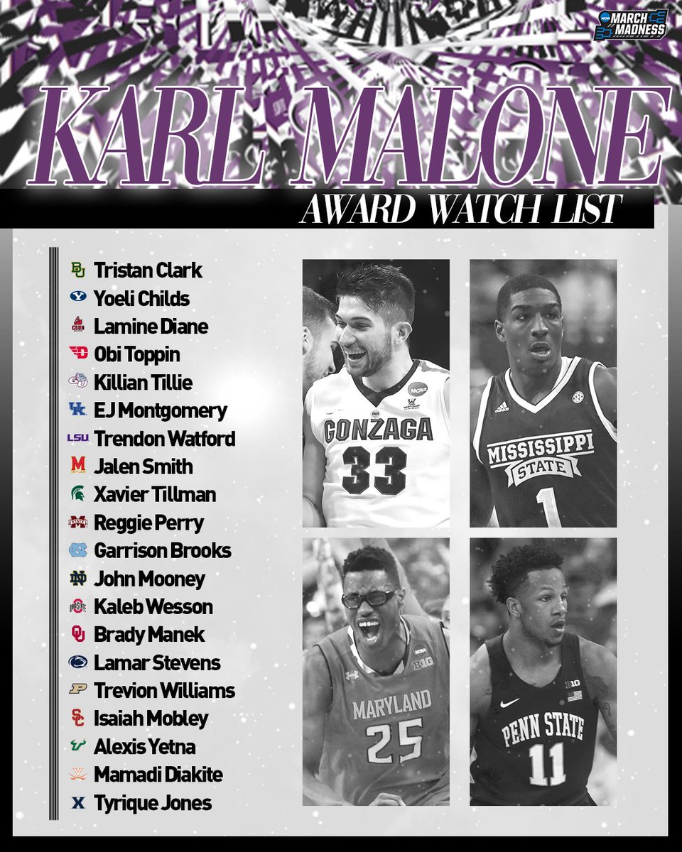 2020 #MaloneAward Watch List from @Hoophall! 👀

Who is the No. 1 PF in the country? 🤔