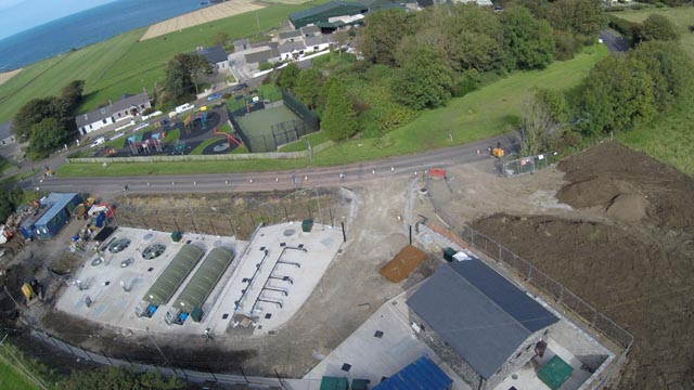 Geda_Const's tweet image. Recent drone shot of our Balllintoy water works treatments works project for @niwnews 
#Ballintoy #ThisIsCivilEngineering