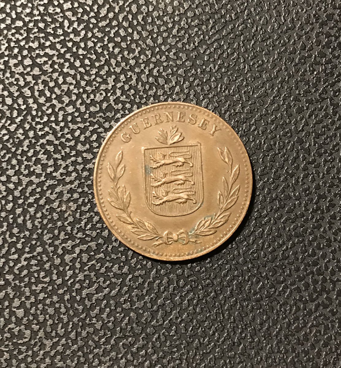 LittleJohn_RC's tweet image. 1918 Guernesey 8 Doubles #Guernesey #8Doubles #CoinCollectingIsFun