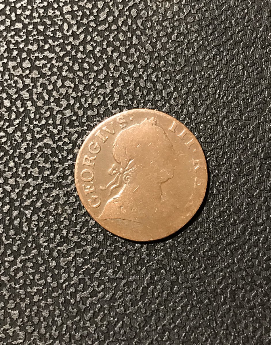 LittleJohn_RC's tweet image. 1775 George III Half Penny #GeorgeIII #HalfPenny #CoinCollectingIsFun