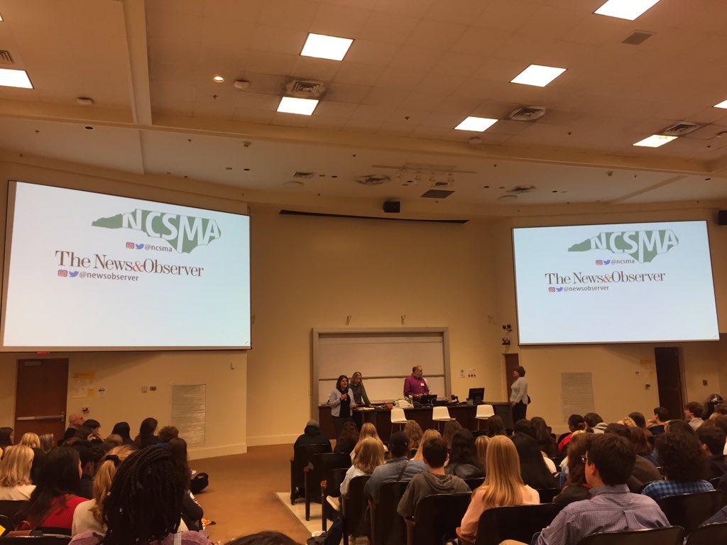 mspcandc's tweet photo. @EnloeEaglesEye staff enjoyed learning @UNCHussman today! Thanks for a great #uncjday! @EnloeHighSchool @wchavis @APjespinal https://t.co/X6AxwOwp8R