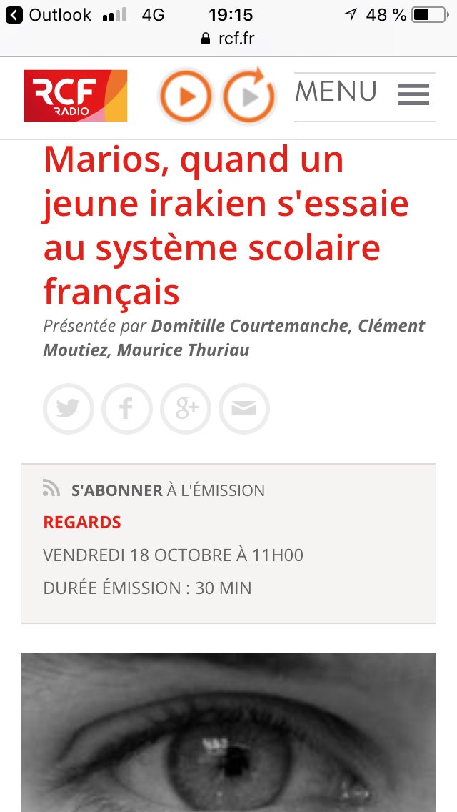 StegenevieveS's tweet photo. Reportage demain sur RCF avec Marios, élève scolarisé au college Immaculée de Saint Grégoire et qui fait parti du dispositif UPE2A du collège #saintmartin_saintegenevieve https://t.co/h4depLmsRe