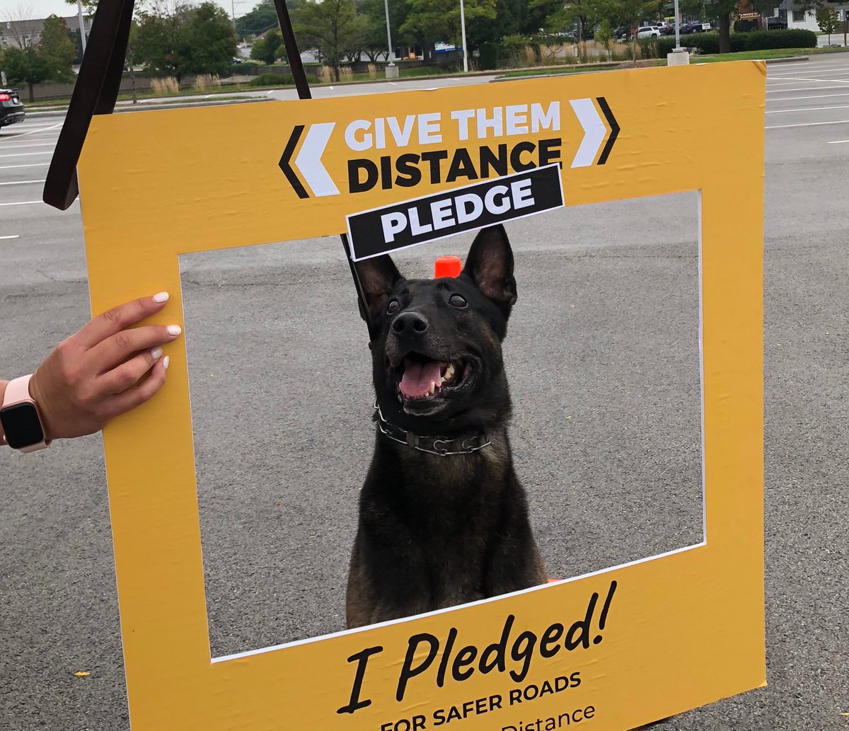 Apollo has taken the Give Them Distance Pledge. Have you? Visit GiveThemDistance.com and join the movement for safer roads in Illinois!

Remember: Slow Down. Move Over. Give Them Distance.