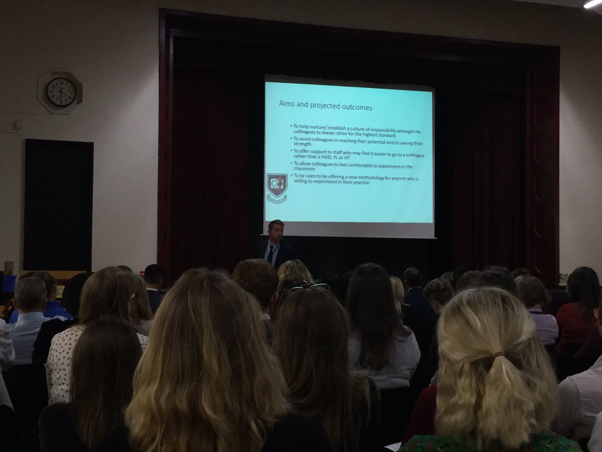 Wonderful to listen to Thom’s experiences <a href="/wcscschool/">The Winston Churchill School</a> #LPTeachMeet2019 and his fantastic impact after only three years of teaching! #Inspirational - thanks Thom!