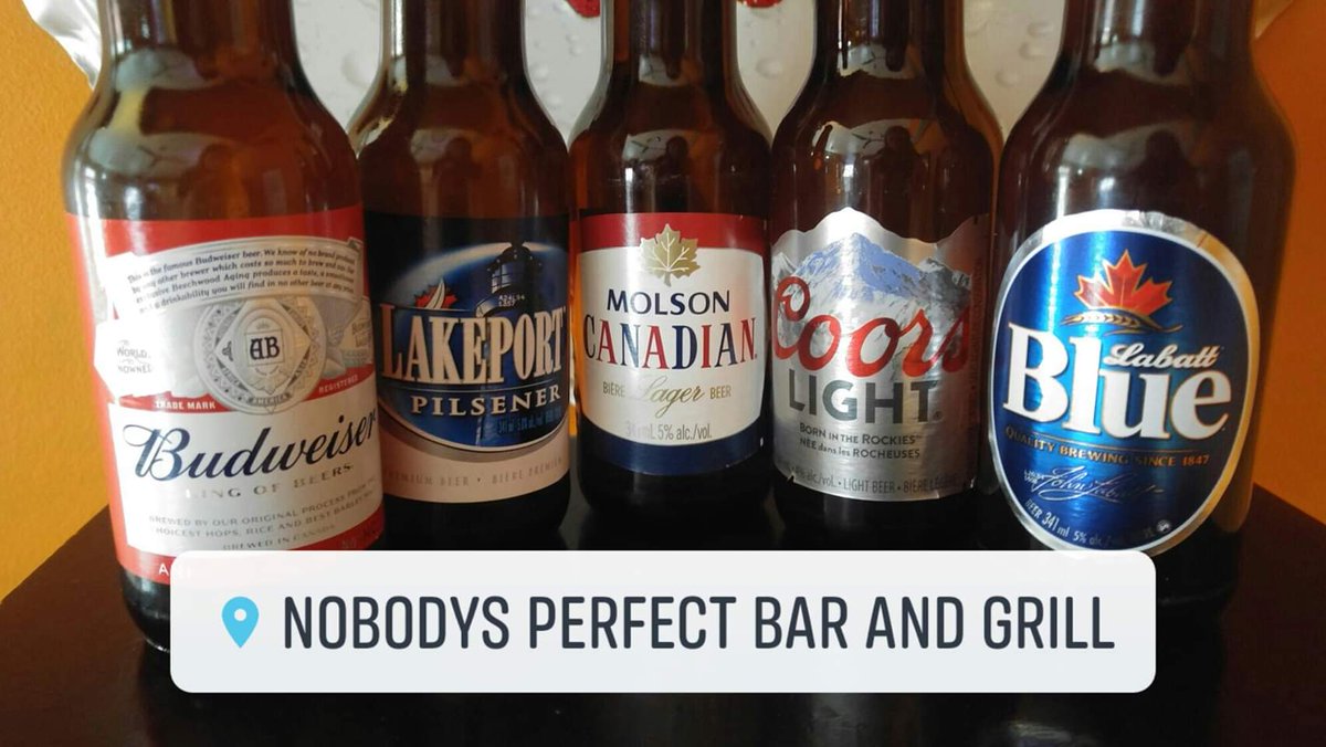 Come out this gorgeous #thirstythursday fall afternoon to partake in the $4.25 shots &amp; $7.25 mini pitchers of COOL #beer at Nobodys Perfect (John &amp; Barton) ;)

#hamont #hamilton #hamiltonontario #love #ThursdayMotivation #goodtimes #pool #barlife #bartender #kjapproved
