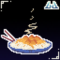 #octobit n°17, "Favorite Food" Chicken curry made by the 5 star chief: Mom !

#pixelart #pixel