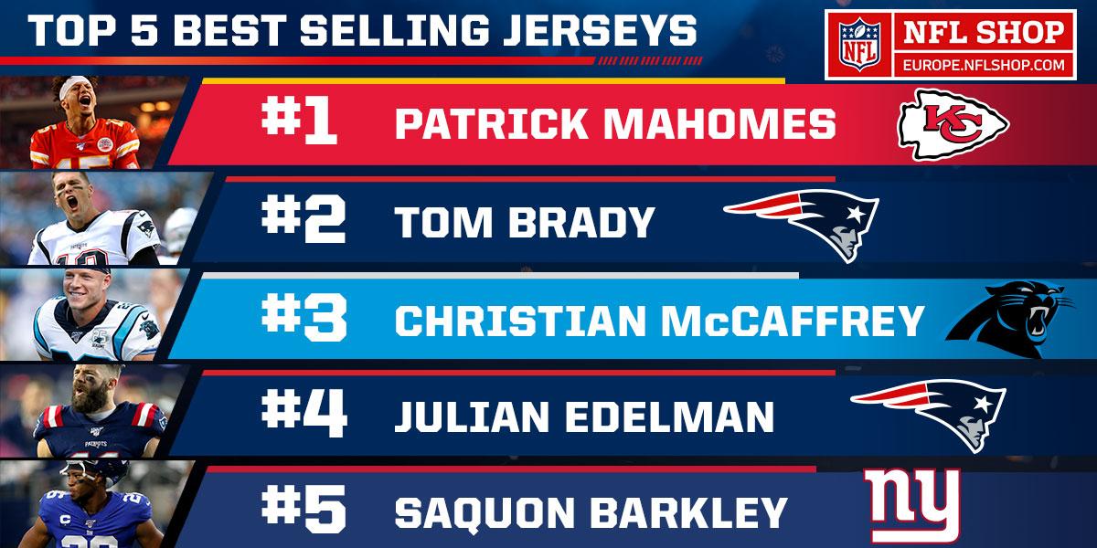 nfl top selling jerseys 2019