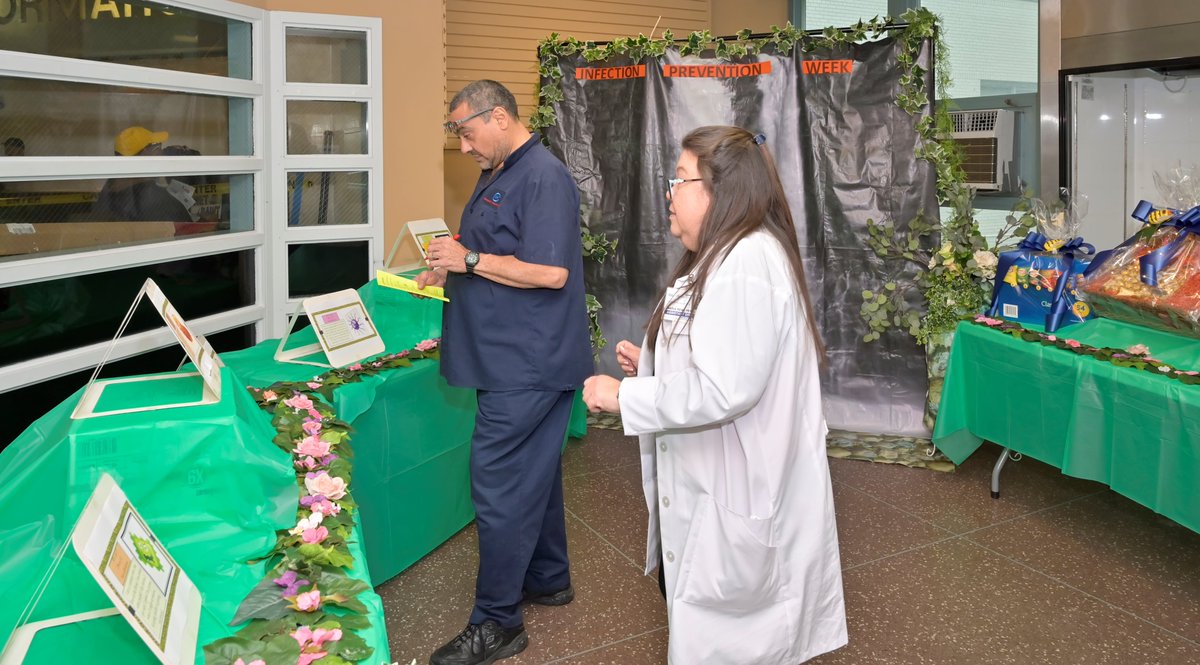 Celebrating #infectionpreventionweek at <a href="/NYCHealthSystem/">NYC Health + Hospitals</a> Metropolitan in #EastHarlem with a #BugsyWorld. Staff and patients participated in an interactive display of germs, microorganisms, pathogens, bacteria, and other harmful viruses. #WeAreMetropolitan #WorkTogether