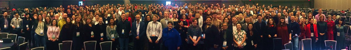 hello #TextileExchange19 - a very wide photo (do click it open to see the wings!), taken as we were heading into Plenary 6 this morning with Karla and team