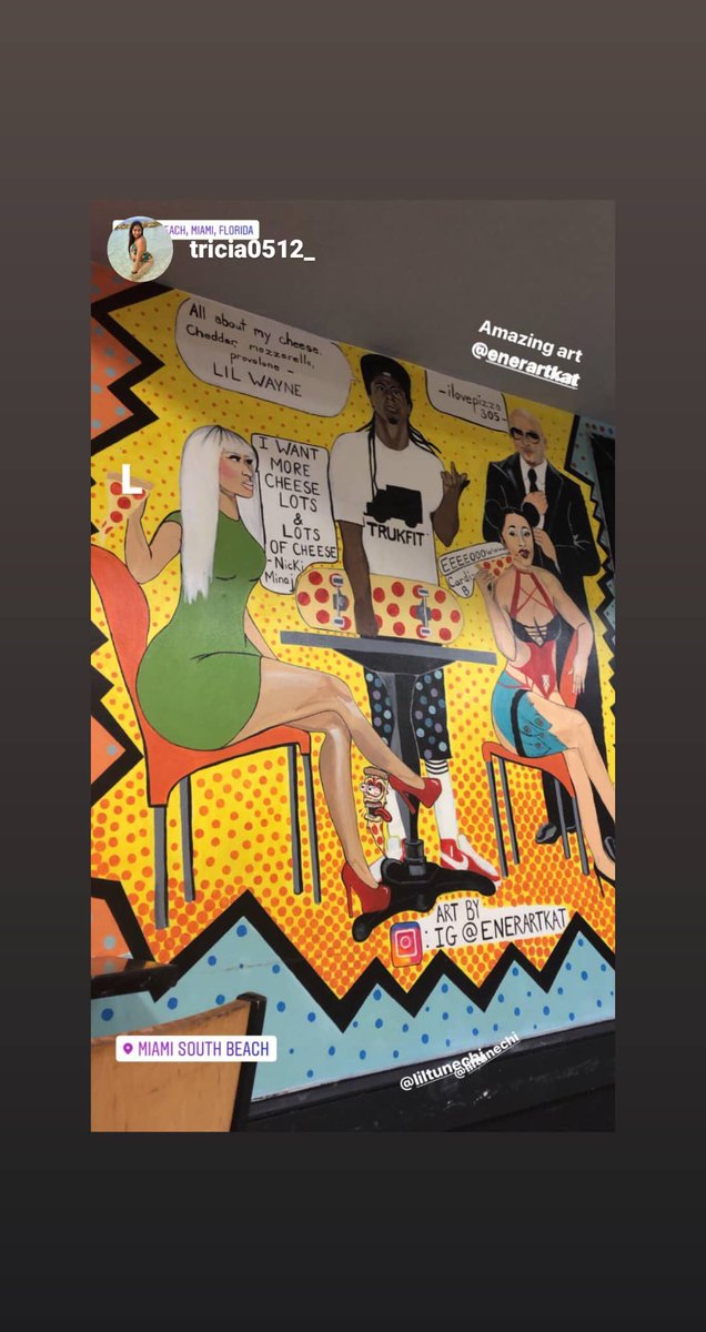 enerartkat's tweet photo. Have you seen this in miami Beach? Hit me up for your mural today! I travel #artvsartist2019 #artoftheday #miamiart #freehanded #selfmotivation #funcomicart #comic @enerartkat https://t.co/oTDEVbUCNp