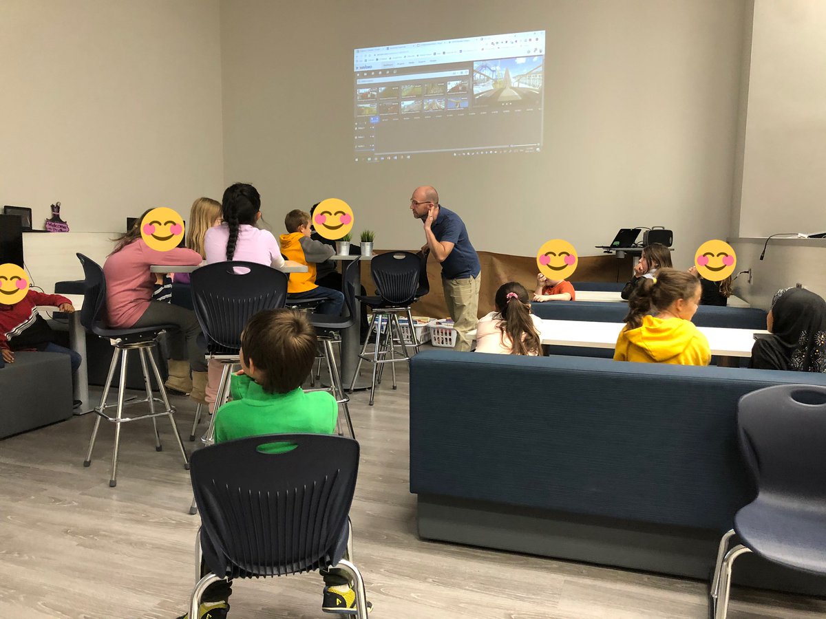 WaverlyPS's tweet photo. Learning to use WeVideo to create and share our learning in gr 3 with @MrAndersonDDSB #DDSBInnovation #WaverlyWolves https://t.co/bxl6XoPKJJ