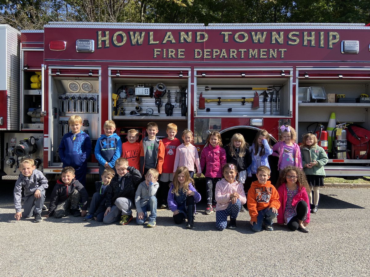 SpringsPrimary's tweet image. A big thank you to the Howland Fire Department for putting on our fire safety program this past Tuesday.