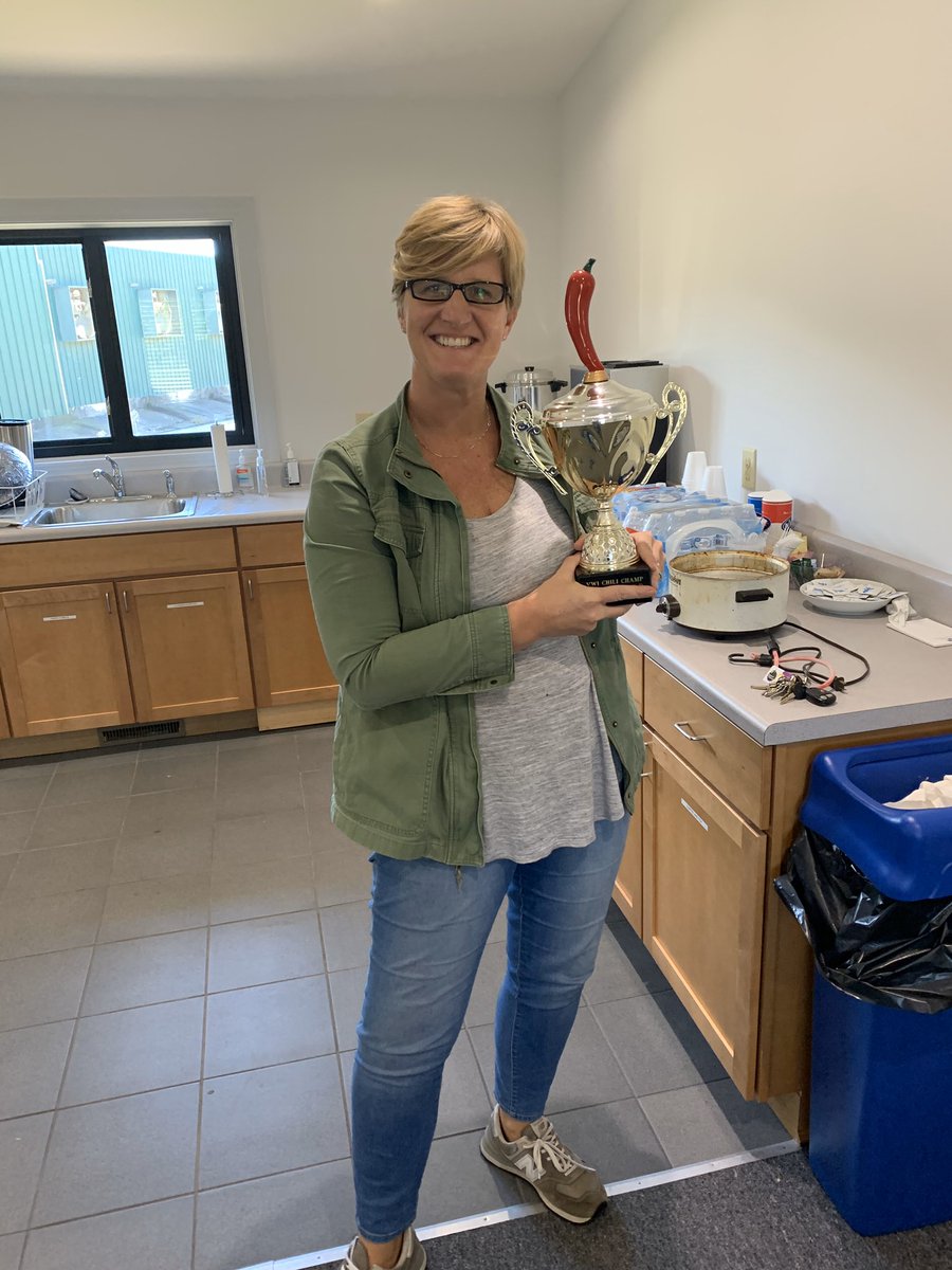 VWI Chili Champion! Congratulations Tiffany 🏆