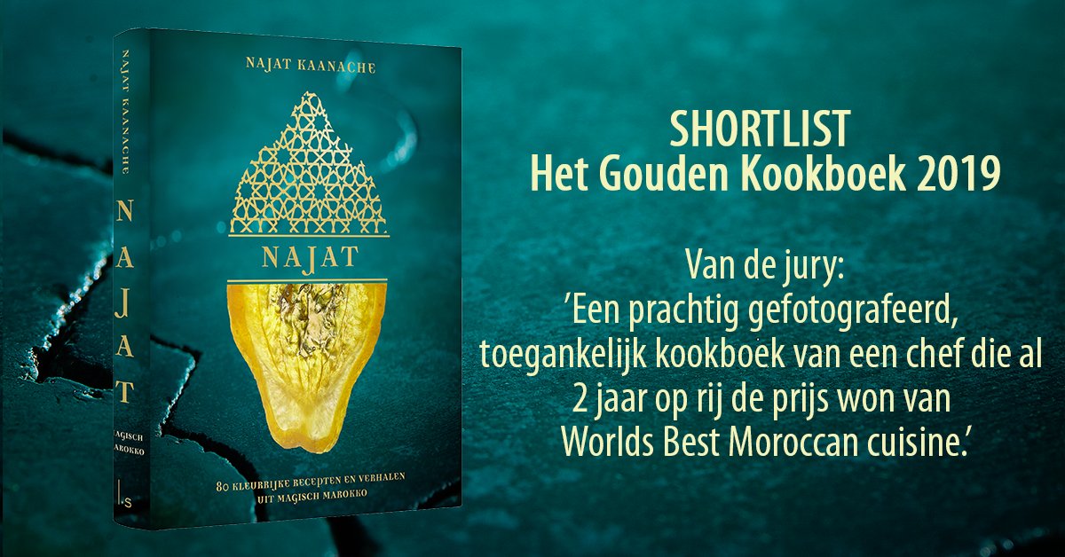 ‘Een prachtig gefotografeerd, toegankelijk kookboek van een chef die al 2 jaar op rij de prijs won van Worlds Best Moroccan Cuisine.’ Aldus de jury van Het Gouden Kookboek.
Meer info: lsamsterdam.nl/nieuws/najat-o…