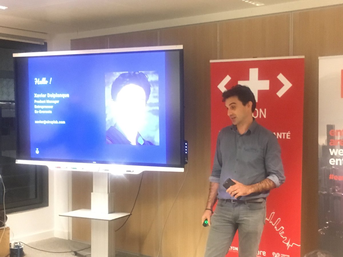 gbezie's tweet photo. ⁦⁦@siruplab⁩ présente son Labo pour créer des applis pour tous 😊 au sein du ⁦@emlyonalumni⁩ Club Santé https://t.co/GgTvf2GOYm