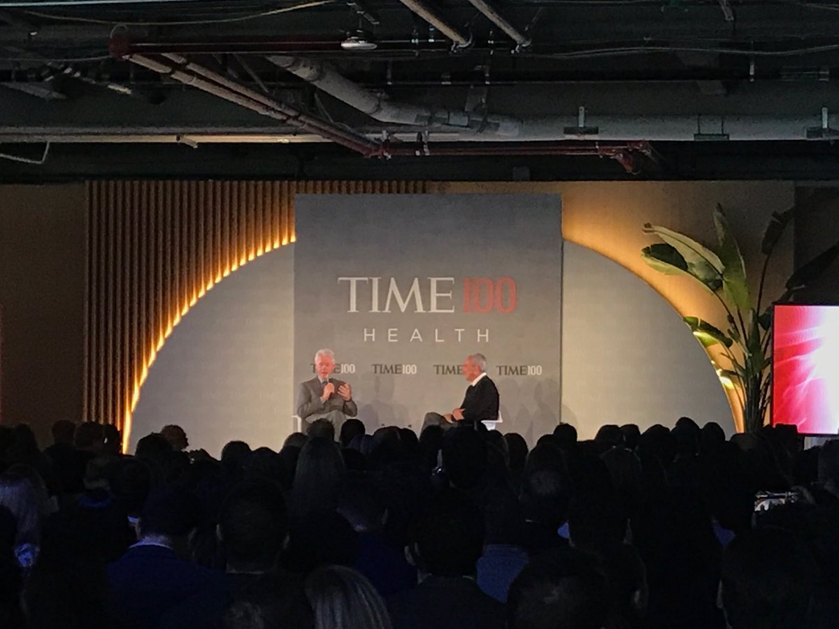 ⁦<a href="/BillClinton/">Bill Clinton</a>⁩ at #TIME100Health «  we are the only country with no government regulated price restraints on prescription drugs » ⁦<a href="/TeamTime/">#TeamTIME</a>⁩