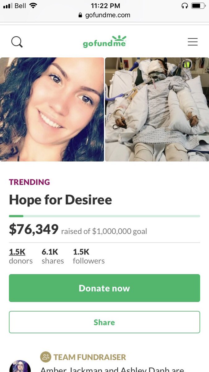 srbijanprincess's tweet photo. www.gofundme/hope-for-Desiree #hopefordesiree #vancouver #ottawa #tragedy #help @RyanReynolds @Sethrogen @Canucks @sharkclubyvr https://t.co/fxWrteT7D9