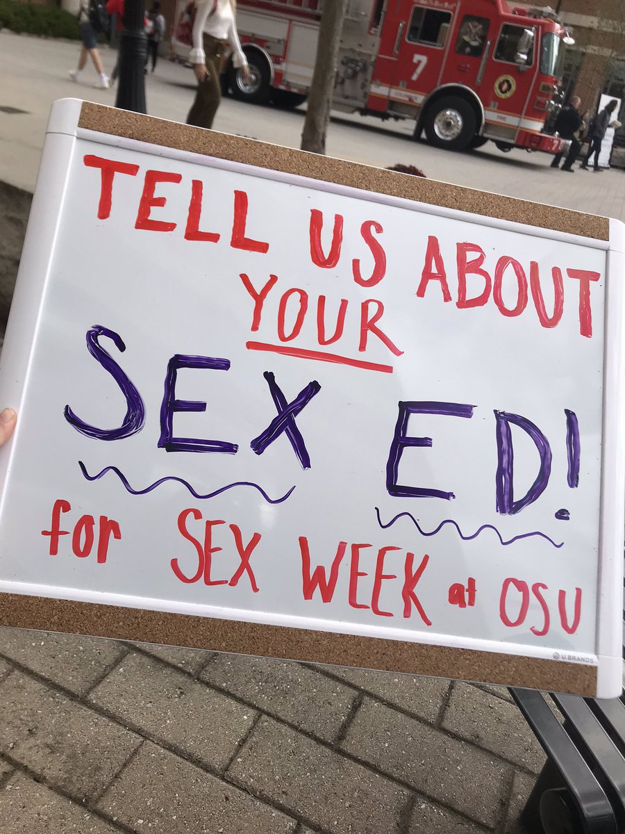 Have you heard about The Birds &amp; The Bees of OSU? Our new social media campaign to get people talking about sex ed and health, “Humans of NY” style!! Come see in front of the Union to participate!