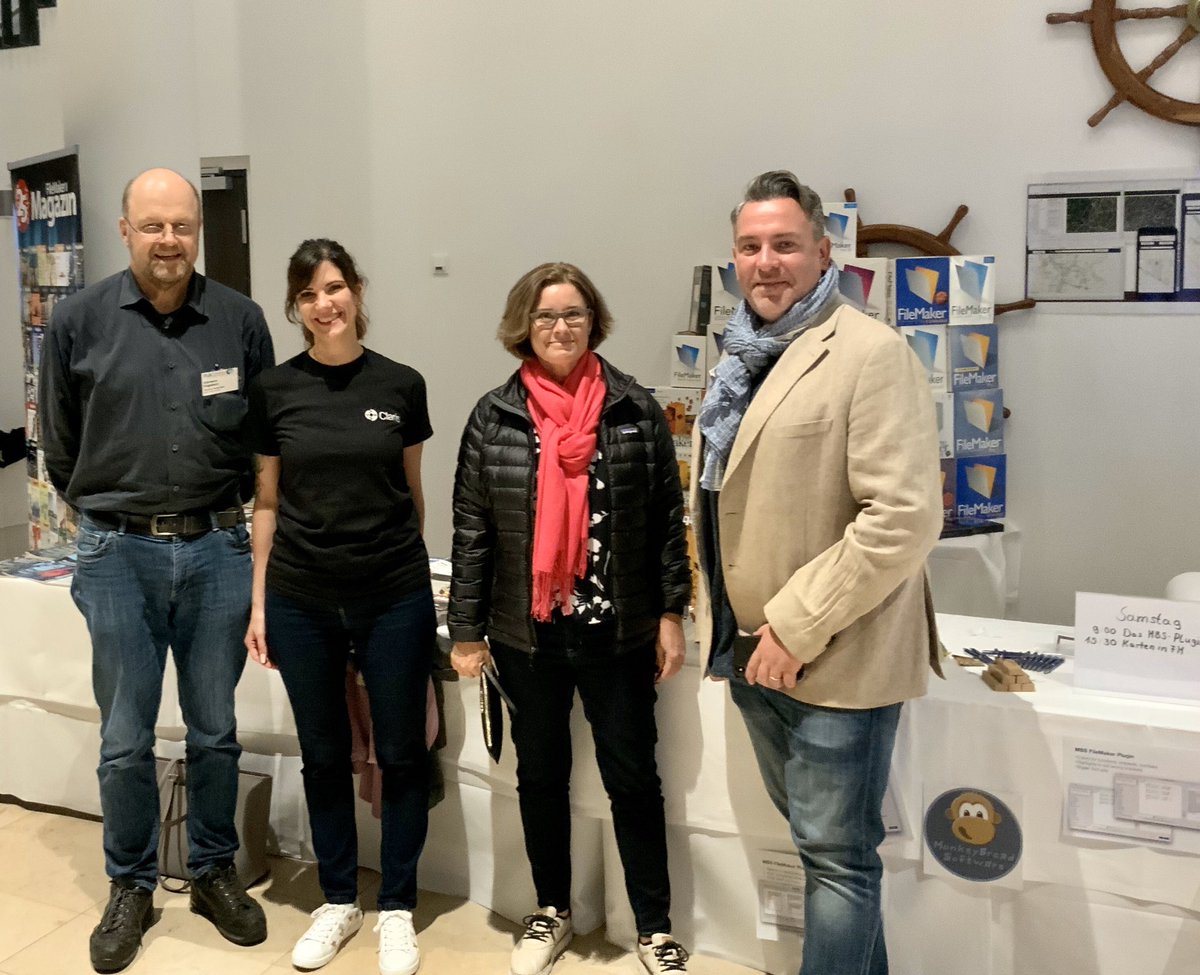 It was great to see all the FBAs and developers from the DACH réduit during <a href="/FMKonferenz/">Verein FM Konferenz</a>! Thanks to the organisers and congratulations to <a href="/FMM_online/">FileMaker Magazin</a> for 25th anniversary!!   Two DevCon down five to go! #Claris #devcon #FileMaker