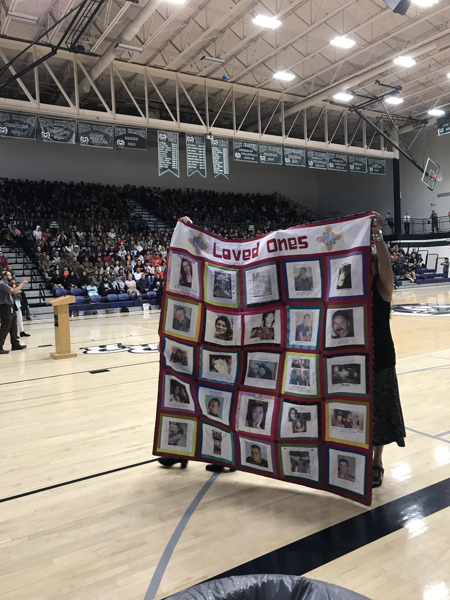 JWahlly's tweet photo. Spent the morning with The Rio Rancho Rams nation in Albuquerque NM can’t thank you all enough for your kindness and respect. #DrugFreeIsUpToMe https://t.co/uleFA4roEO