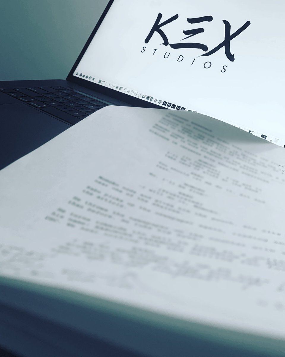 KexStudios's tweet image. It’s a day of script editing here at Kex Studios. #shortfilm #scriptediting #screenwriting #screenwriters #filmlife #crewup #preproduction #screenwriter