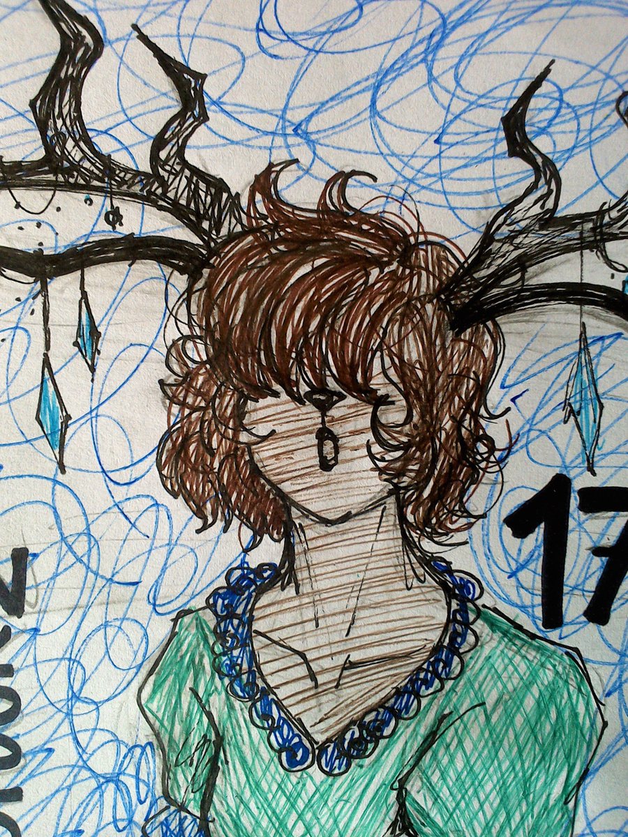 ABBC_Black_Star's tweet photo. Se que la palabra es #Ornamento y no #Cornamenta pero Bueno (? #Inktober2019 #Inktoberday16: #wild 
#inktober #ink #draw #ilustración #traditionalart #draw #drawings #art #sketch #doodle #OC #octubre #october #dibujo #dibujos #INK #dibujos #originalcharacter #deer #ciervo #waifu https://t.co/f4QVYLg6k6